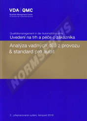 Publications  Analýza vadných dílů z provozu & standard pro audit. Uvedení na trh a péče o zákazníka - 2. vydání 1.7.2019 preview