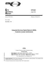 Standard ETSI ETR 001-ed.1 31.8.1990 preview