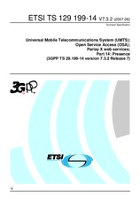Preview ETSI TS 129199-14-V7.3.1 31.3.2007